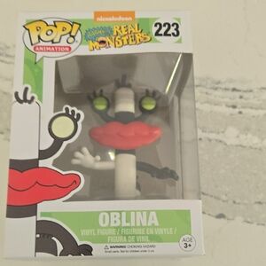 Nickelodeon Real Monsters Oblina Vinyl Figure - Black, White, Red